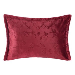 Porta Travesseiro Altenburg Blend Elegance 50cm x 70cm Floratta Secrets Vermelho