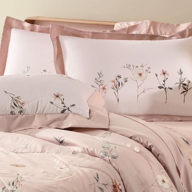 Jogo de Cama King Altenburg Cetim 300 Fios Petit Flora