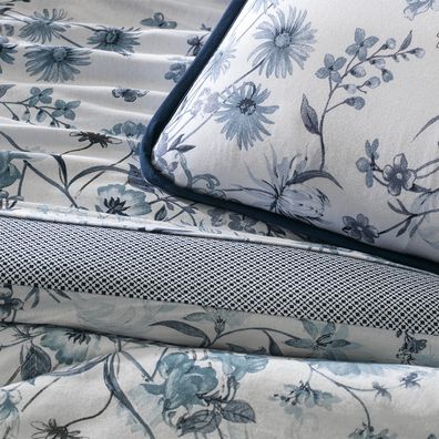 Edredom Queen Altenburg Malha Fio Penteado Porcelana