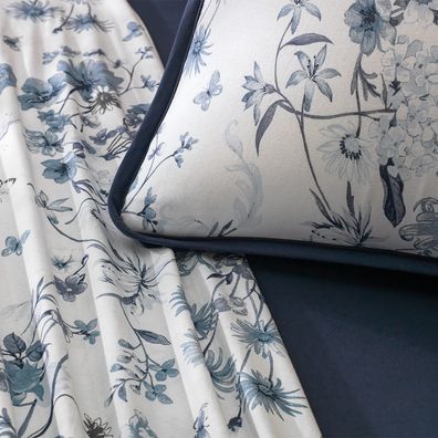 Jogo de Cama King 4 Peças Altenburg Malha Fio Penteado Porcelana