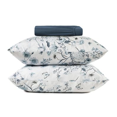 Jogo de Cama Queen 3 Peças Altenburg Malha Fio Penteado Porcelana