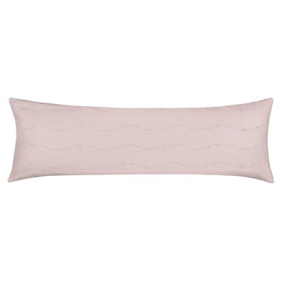 Porta travesseiro Body Pillow Malha 100% Algodão Rosê Natural