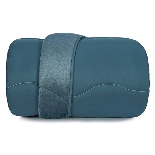 Edredom Casal Altenburg Blend Comfort Sherpa Azul