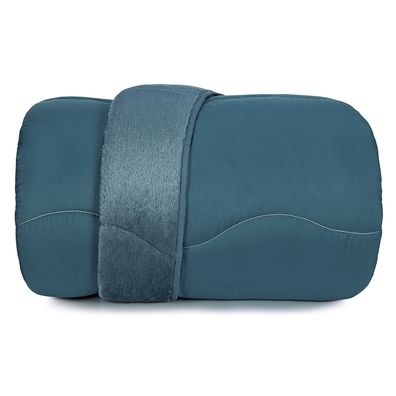 Edredom Solteiro Altenburg Blend Comfort Sherpa Azul