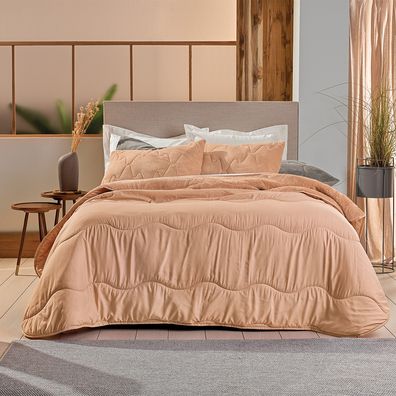 Edredom Casal Altenburg Blend Comfort Sherpa Rosa