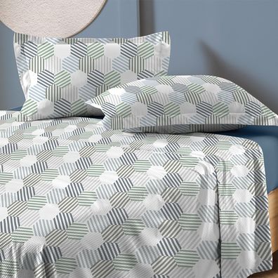 Jogo de Cama Queen 4 Peças Altenburg Toque Acetinado Circuito
