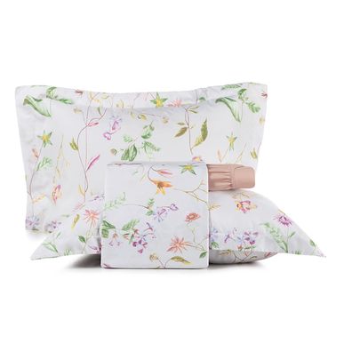 Jogo de Cama Casal 4 Peças Altenburg Toque Acetinado Floralis