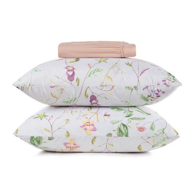 Jogo de Cama King 3 Peças Altenburg Toque Acetinado Floralis