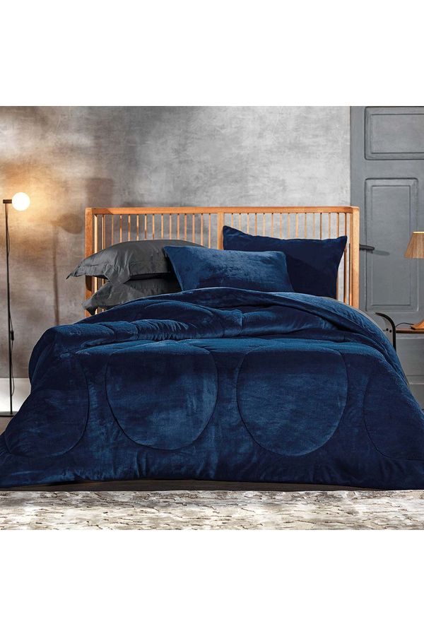 Edredom King Altenburg Blend Luxo Velvet Azul