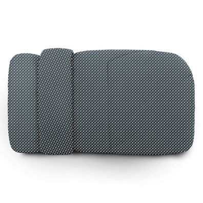 Edredom Queen Altenburg Toque Acetinado Slim Azul