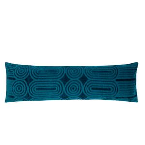 Fronha Body Pillow Altenburg Blend Elegance Plush Premium Elíptico Azul