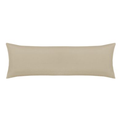 Fronha para Body Pillow Altenburg Toque Acetinado 40cm x 1,30m – Bege