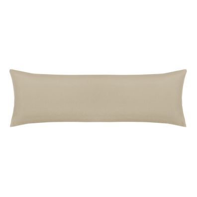 Fronha para Body Pillow Altenburg Toque Acetinado 40cm x 1,30m – Bege