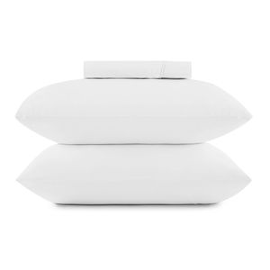 Jogo de Cama Simples Altenburg 3pc Liso Toque Acetinado  Branco