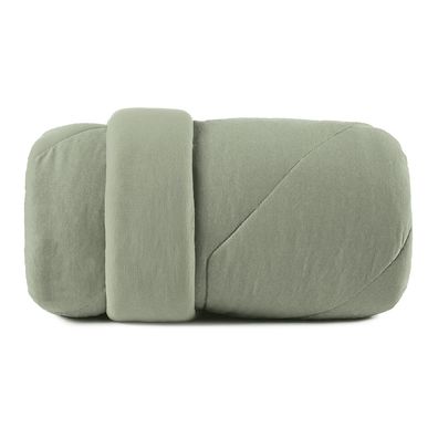 Edredom Queen Altenburg Malha Fio Penteado Verde Bond