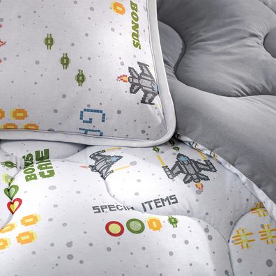 Jogo de Cama Solteiro 2 Peças Altenburg Mundo Kids Virtual