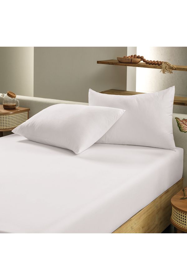 Jogo Cama Simples Altenburg 3pc Liso Toque Acetinado Branco