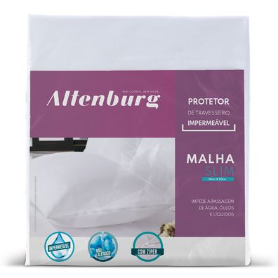 Protetor de Colchão Altenburg Solteiro King Malha Slim Branco