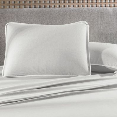 Jogo de Cama King 4 Peças Altenburg Malha Fio Penteado Branco