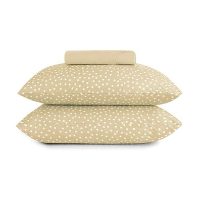 Jogo de Cama King 3 Peças Altenburg Malha Fio Penteado Bits  Bege