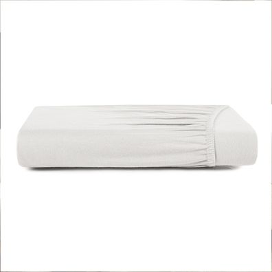 Lençol com Elástico King Altenburg Malha Fio Penteado Branco