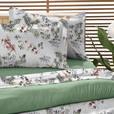 Jogo de Colcha Queen Altenburg Toque Acetinado Vivid  Green
