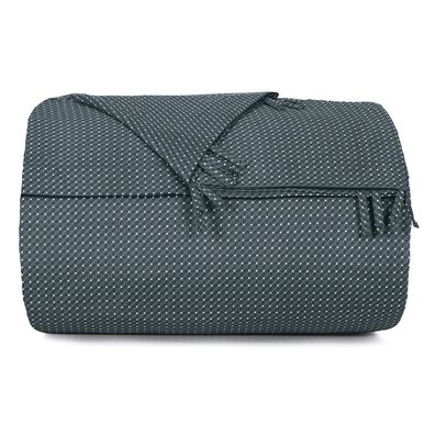 Capa de Edredom Queen Altenburg Toque Acetinado Slim Azul