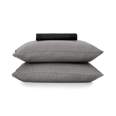 Jogo de Cama Queen 3 Peças Altenburg Toque Acetinado Play -  Preto