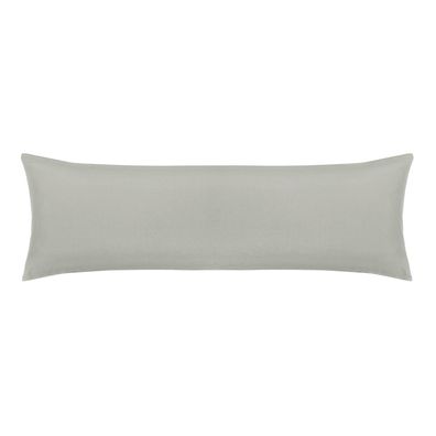 Fronha Body Pillow Altenburg Toque Acetinado 40cm x 1,30m – Cinza