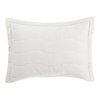 Porta Travesseiro Altenburg Malha Fio Penteado 100% Algodão - Branco