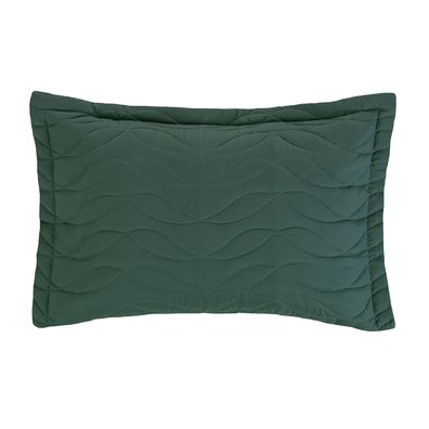 Porta Travesseiro Toque Acetinado  Verde
