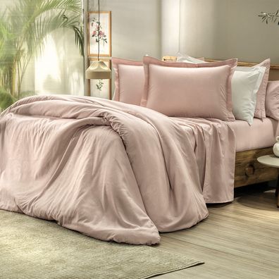Jogo de Cama Queen 4 peças Altenburg Toque Acetinado Ultrawave Art Rosê Passion