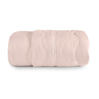 Edredom Solteiro Altenburg Toque Acetinado Verano Rosa