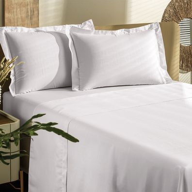 Jogo de Cama 3 Peças Solteiro Altenburg Ultrawave Labirinto Branco