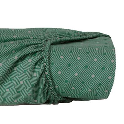 Lençol com Elástico Solteiro Altenburg Poliéster Toque Acetinado Play Verde