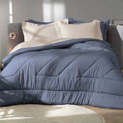 Edredom Queen Altenburg Cetim 300 Fios Azul