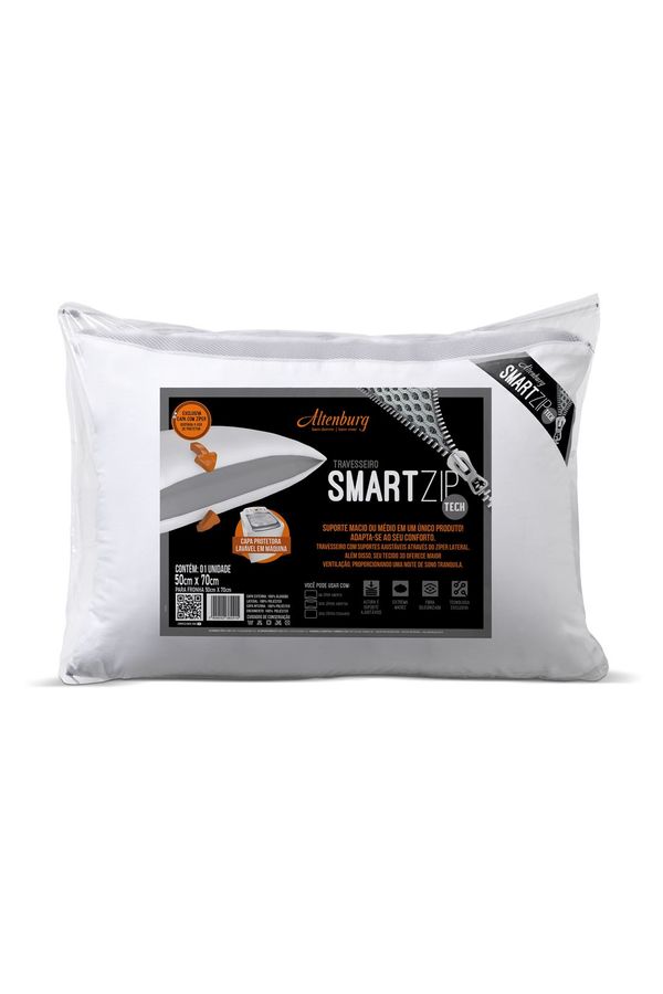 Travesseiro Altenburg SmartZip 46cm x 66cm