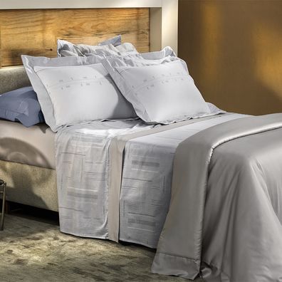 Jogo de Cama King Altenburg 4 peças Cetim 300 Fios Meridian