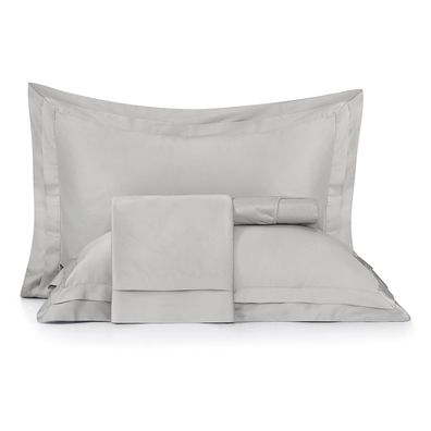 Jogo de Cama King Altenburg Cetim 300 Fios Allure Cinza