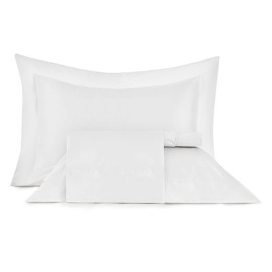 Jogo de Cama King Altenburg 4 peças Cetim de Tencel Branco