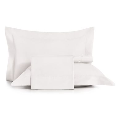 Jogo de Cama King 4 Peças Altenburg Algodão Lux 200 Fios  Branco
