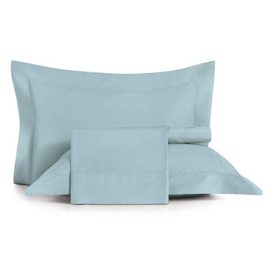 Jogo de Cama Queen 4 Peças Altenburg Algodão Lux 200 Fios  Azul Etienne