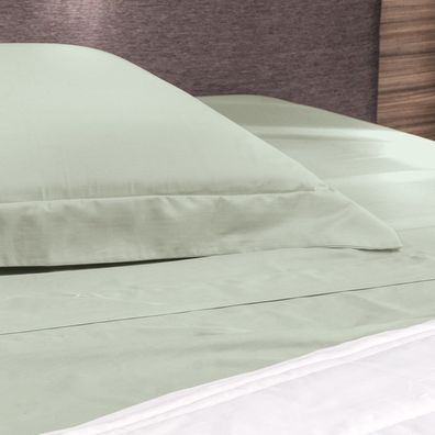 Jogo de Cama Solteiro King 3 Peças Altenburg Algodão Lux 200 Fios  Verde Claro