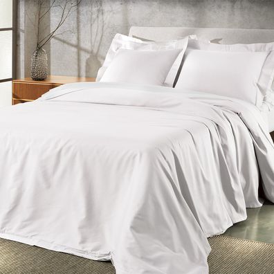 Jogo de Duvet Casal 3 Peças Altenburg Algodão Lux 200 Fios  Branco