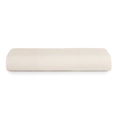Lençol com Elástico King  Altenburg Algodão Lux 200 Fios  Bege Delavé
