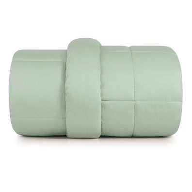 Edredom Plumi Queen  Altenburg Algodão Lux 200 Fios  Verde Claro