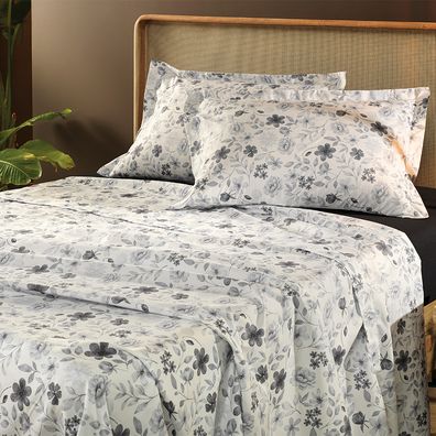 Jogo de Cama 4 Peças Casal Altenburg Toque Acetinado Gipsy