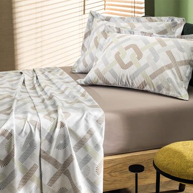 Jogo de Cama 4 Peças King Altenburg Toque Acetinado Vichy