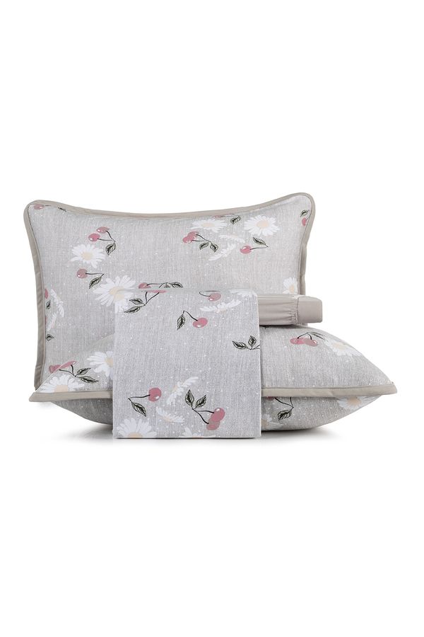 Jogo de Cama Casal 4 Peças Altenburg Malha Fio Penteado Cerise