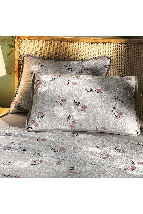 Jogo de Cama Casal 4 Peças Altenburg Malha Fio Penteado Cerise